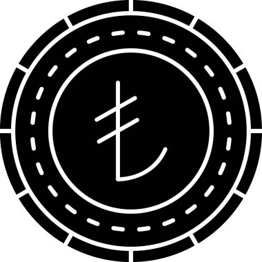 Bozuk para simgesinin vektör illüstrasyonu