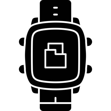 akıllı saat vektör simgesi