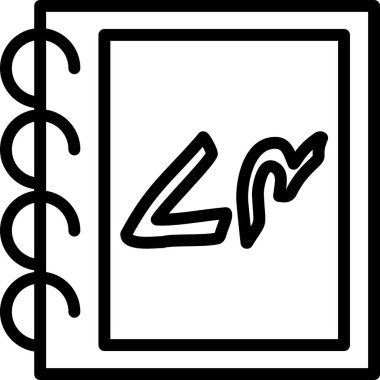 kitap simgesi, vektör illüstrasyonu