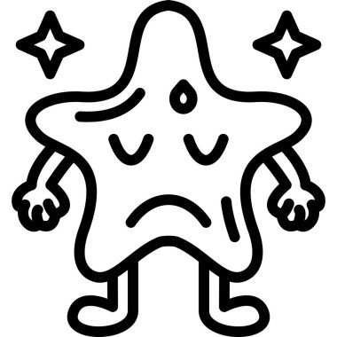 Cadılar Bayramı yıldızı simgesi, özet biçimi