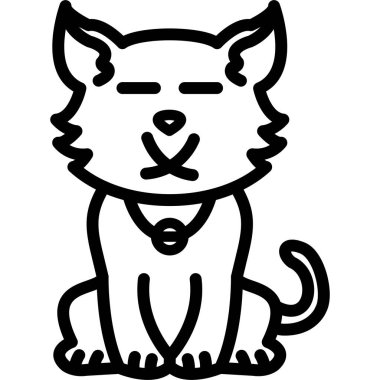 Çizgi film köpeğinin vektör çizimi