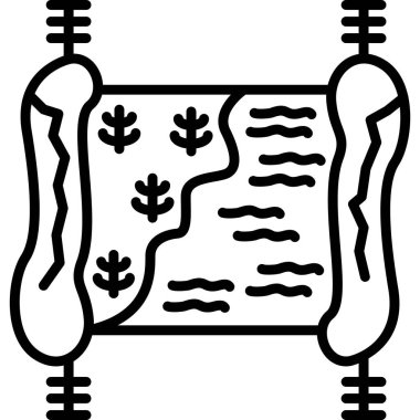 Çizgi film simgesinin vektör çizimi