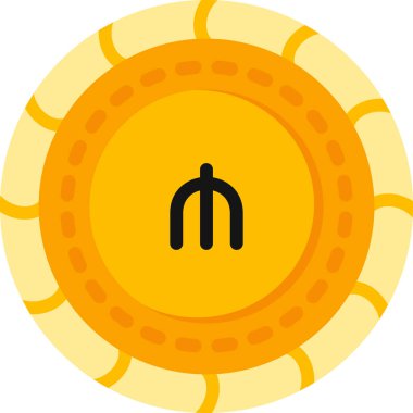 Bir sikkevektör illüstrasyon