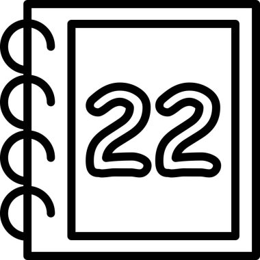 kitap simgesi, vektör illüstrasyonu