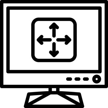 Ekran simgesini ana hat biçiminde izle