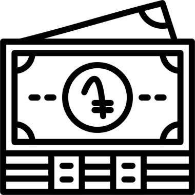 nakit para dolar simgesi taslak biçimi