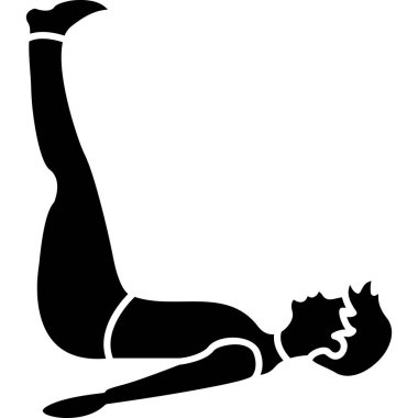 Kadın elleriyle yerde yatıyor.