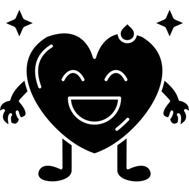 Mutlu Sevgililer günü simgesi