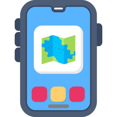 cep telefonu ikonu vektör illüstrasyonu