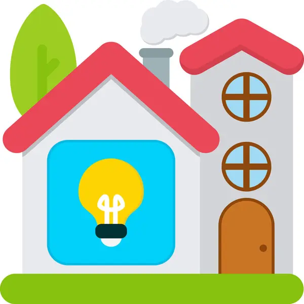 ev evi simgesi düz stil