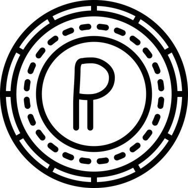 Sikke Simgesi vektör illüstrasyonu