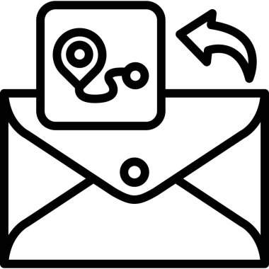 harita pin konumu simgesi ana hat biçiminde