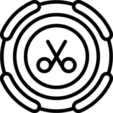 pusula simgesini dış hat biçiminde pusula simgesi