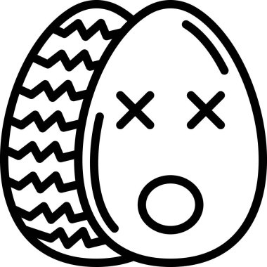 Paskalya yumurtası. basit vektör