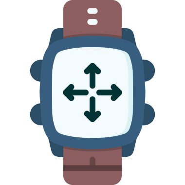 izle simge vektör illüstrasyonu