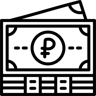 Para için. Web simgesi basit illüstrasyon