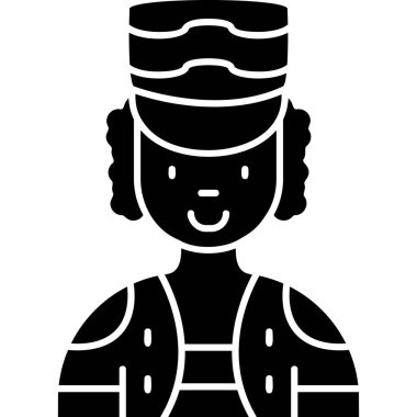 Kadın vektör illüstrasyonu