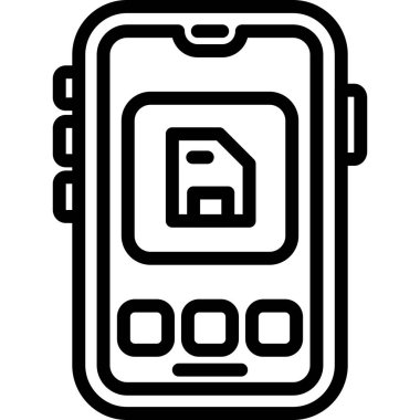 telefon arama simgesi, vektör illüstrasyonu