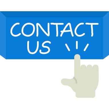 Bizimle bağlantı kur. Bizimle bağlantı kurun. Bizimle bağlantı kur. vektör illüstrasyonu.