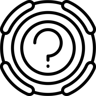 Bir simgenin vektör illüstrasyonu