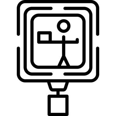 harita konumu gps simgesi ana hat biçiminde