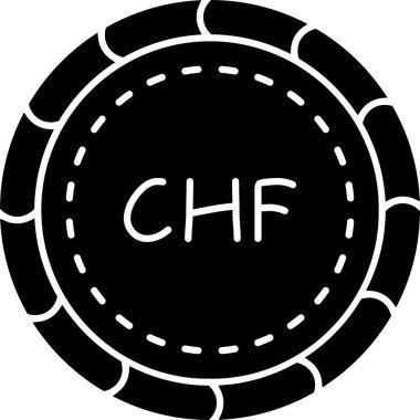 Web simgesi, kumarhane çiplerinin basit çizimi