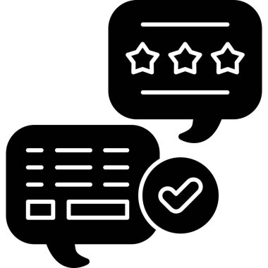 Ana hatlar biçiminde geri bildirim müşteri derecelendirme simgesi