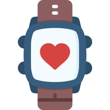 akıllı saat simge vektör illüstrasyonu