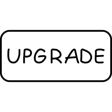 Simge vektör illüstrasyonunu yükselt