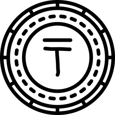 Para birimi para simgesi ana hat biçiminde