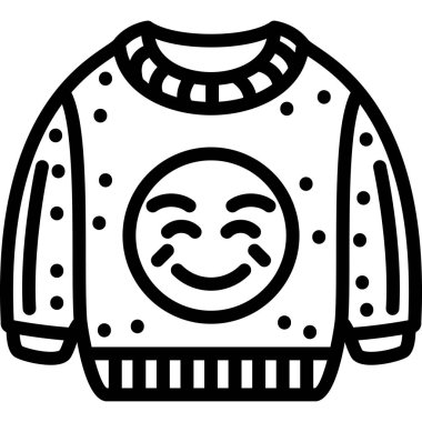 giysi simgesi vektör çizimi çizimi