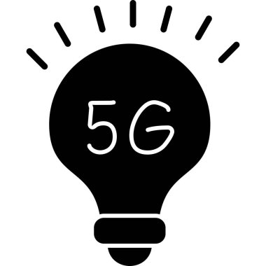 5 g vektör illüstrasyonu