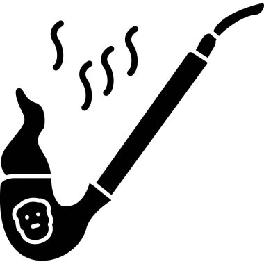 Çizgi film sigara piposunun vektör çizimi