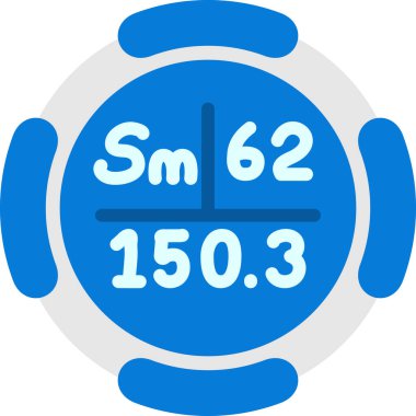 Periyodik tablo düz simgesi