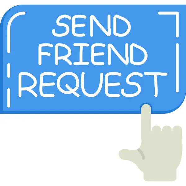 Beni gönderdiğini gösteren bir not. İş fotoğrafı gösterme isteği birisi tarafından arkadaş ya da arkadaş için birini göndermek için