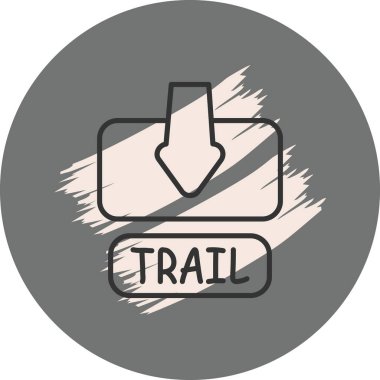 Ok ile iz simgesi indir