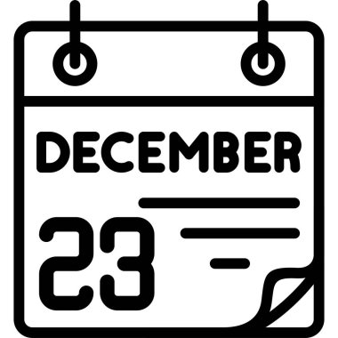 Takvim 23 Aralık 'ı gösteriyor