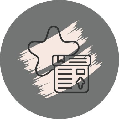 Yıldız şekilli basit grafik tasarımı