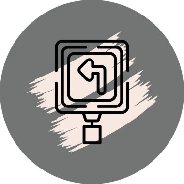 Sol yönü gösteren ok işareti