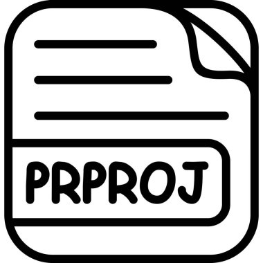 Proje etiketli belge simgesi