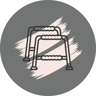 Arka planda iki paralel egzersiz