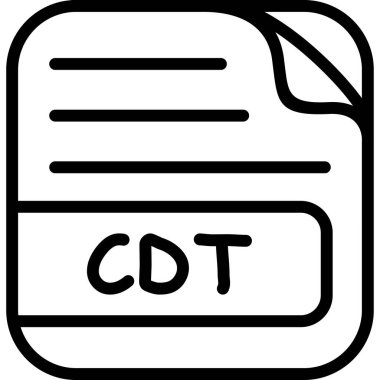 cdt etiketini ve metni gösteren belge