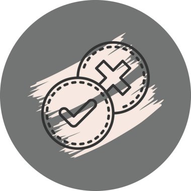 Sembolleri daire içinde işaretle ve çapraz yap