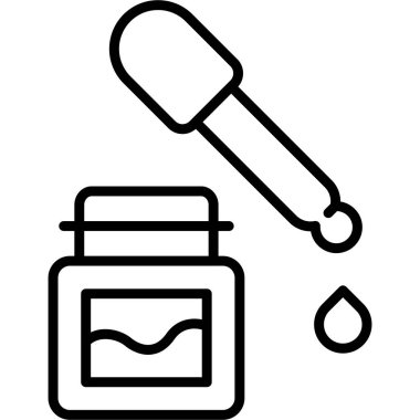 Dökücü kavanoza sıvı döküyor.