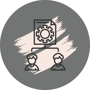 Proje yönetimi kavramlarını tartışan iki kişi