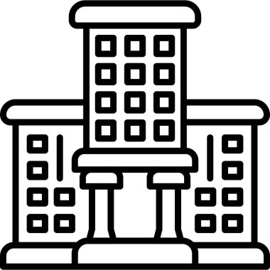 Büyük bina yapısının ana hatları