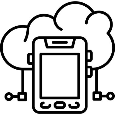 Bulut deposuna bağlı akıllı telefon