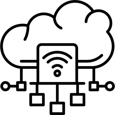 bulut bilgi işlem ağı bağlantı diyagramı