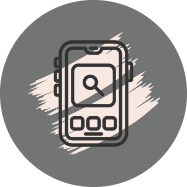 Arama simgesini gösteren akıllı telefon