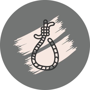 Arkaplanda basit ip düğümü çizimi